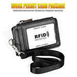 KB172 Portacarte in pelle RFID antimagnetico Portadocumenti per certificato di lavoro d'ufficio, KB172