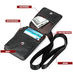KB172 Portacarte in pelle RFID antimagnetico Portadocumenti per certificato di lavoro d'ufficio, KB172