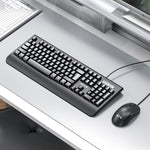 Set tastiera mouse cablato con porta USB AULA AC106, AC106