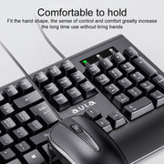 Set tastiera mouse cablato con porta USB AULA AC106, AC106