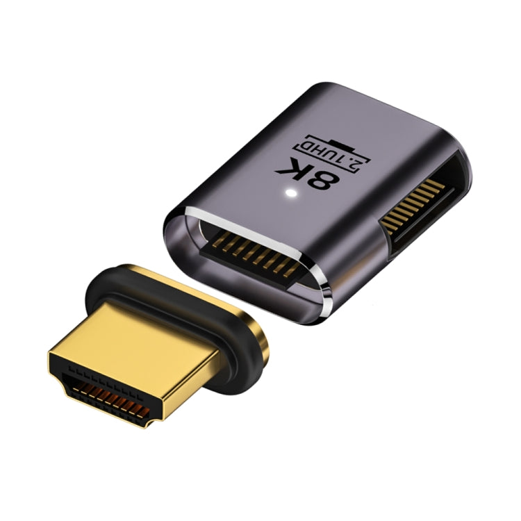Adattatore magnetico da HDTV a HDTV 8K 60Hz, Male Straight Female Side Right Bend, Male Straight Female Side Left Bend, 3D Curved Female Vertical Reverse Side, 3D Curved Female Vertical Front Side, Straight