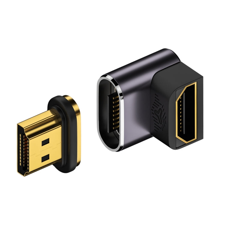 Adattatore magnetico da HDTV a HDTV 8K 60Hz, Male Straight Female Side Right Bend, Male Straight Female Side Left Bend, 3D Curved Female Vertical Reverse Side, 3D Curved Female Vertical Front Side, Straight