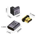 Adattatore magnetico da HDTV a HDTV 8K 60Hz, Male Straight Female Side Right Bend, Male Straight Female Side Left Bend, 3D Curved Female Vertical Reverse Side, 3D Curved Female Vertical Front Side, Straight