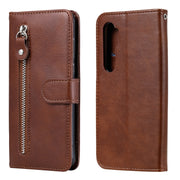 Custodia in pelle a vibrazione orizzontale con cerniera in vitello alla moda con supporto e slot per schede e funzione portafoglio, For Xiaomi Mi Note 10 Lite, For Xiaomi Redmi Note 9 / 10X 5G