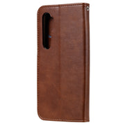 Custodia in pelle a vibrazione orizzontale con cerniera in vitello alla moda con supporto e slot per schede e funzione portafoglio, For Xiaomi Mi Note 10 Lite, For Xiaomi Redmi Note 9 / 10X 5G