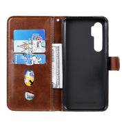 Custodia in pelle a vibrazione orizzontale con cerniera in vitello alla moda con supporto e slot per schede e funzione portafoglio, For Xiaomi Mi Note 10 Lite, For Xiaomi Redmi Note 9 / 10X 5G