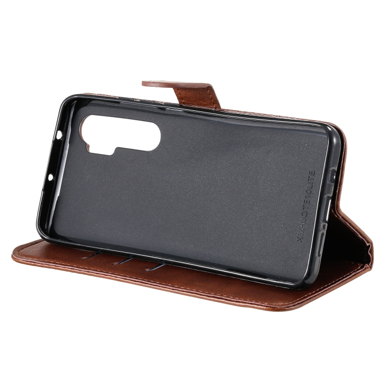 Custodia portafoglio in pelle con cerniera per Xiaomi Redmi Note