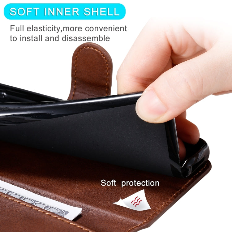 Custodia portafoglio in pelle con cerniera per Xiaomi Redmi Note