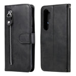 Custodia portafoglio in pelle con cerniera per Xiaomi Redmi Note