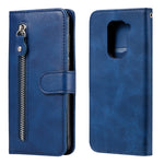 Custodia portafoglio in pelle con cerniera per Xiaomi Redmi Note