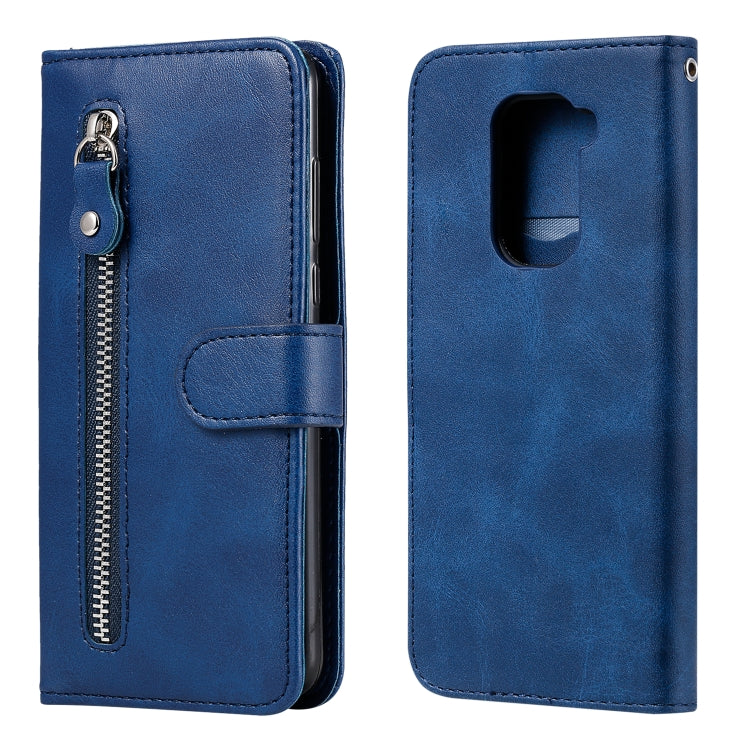 Custodia portafoglio in pelle con cerniera per Xiaomi Redmi Note