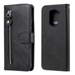 Custodia portafoglio in pelle con cerniera per Xiaomi Redmi Note