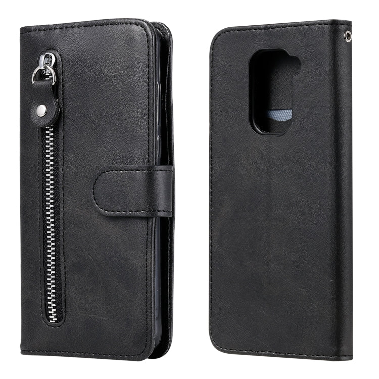 Custodia portafoglio in pelle con cerniera per Xiaomi Redmi Note