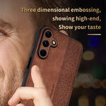 Custodia per telefono AZNS con sensazione di pelle in rilievo 3D, For Samsung Galaxy A15, For Samsung Galaxy A05s