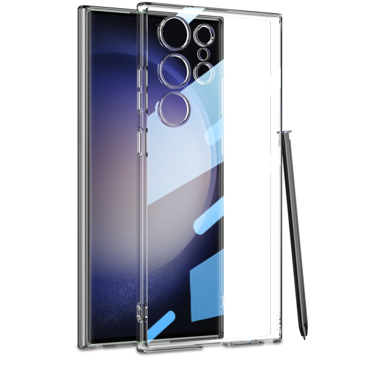 Custodia per telefono in TPU trasparente con placcatura GKK, senza penna, For Samsung Galaxy S24, For Samsung Galaxy S24 Ultra, For Samsung Galaxy S24+