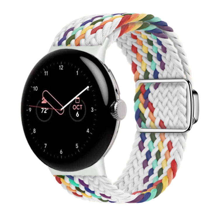 Cinturino per orologio con fibbia magnetica in nylon, For Google Pixel Watch 4 / 3 / 2 / 1 41mm