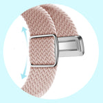 Cinturino per orologio con fibbia magnetica in nylon, For Google Pixel Watch 4 / 3 / 2 / 1 41mm