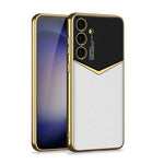 Custodia per telefono morbida in TPU + pelle con placcatura GKK a copertura totale senza penna, For Samsung Galaxy S24 Ultra 5G, For Samsung Galaxy S24+ 5G, For Samsung Galaxy S24 5G