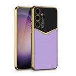Custodia per telefono morbida in TPU + pelle con placcatura GKK a copertura totale senza penna, For Samsung Galaxy S24 Ultra 5G, For Samsung Galaxy S24+ 5G, For Samsung Galaxy S24 5G