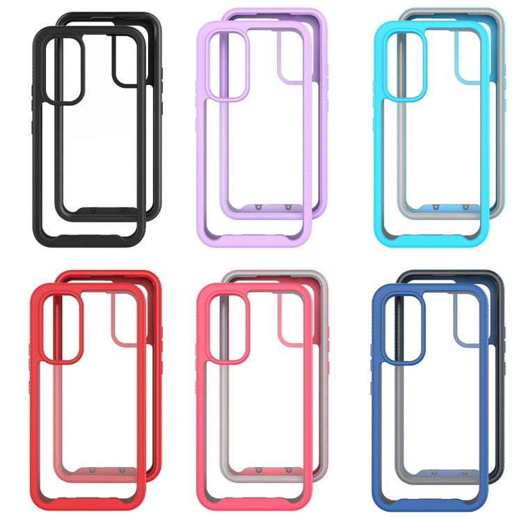Custodia per telefono in TPU trasparente antiurto in tinta unita con cielo stellato, For Samsung Galaxy A54 5G