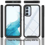 Custodia per telefono in TPU trasparente antiurto in tinta unita con cielo stellato, For Samsung Galaxy A54 5G