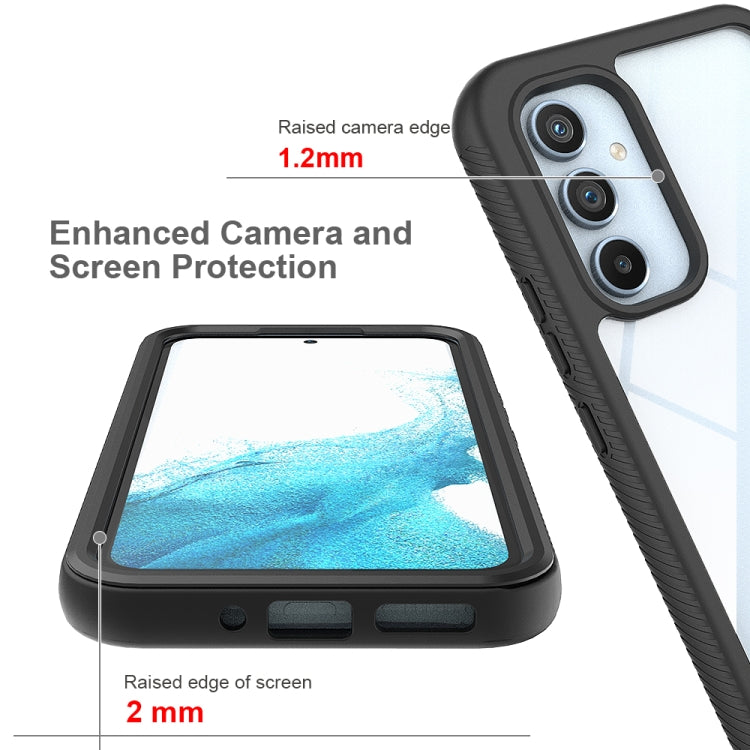 Custodia per telefono in TPU trasparente antiurto in tinta unita con cielo stellato, For Samsung Galaxy A54 5G