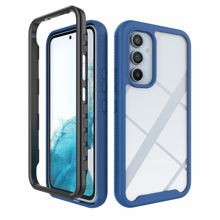 Custodia per telefono in TPU trasparente antiurto in tinta unita con cielo stellato, For Samsung Galaxy A54 5G