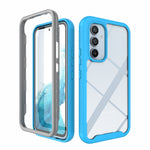 Custodia per telefono in TPU trasparente antiurto in tinta unita con cielo stellato, For Samsung Galaxy A54 5G