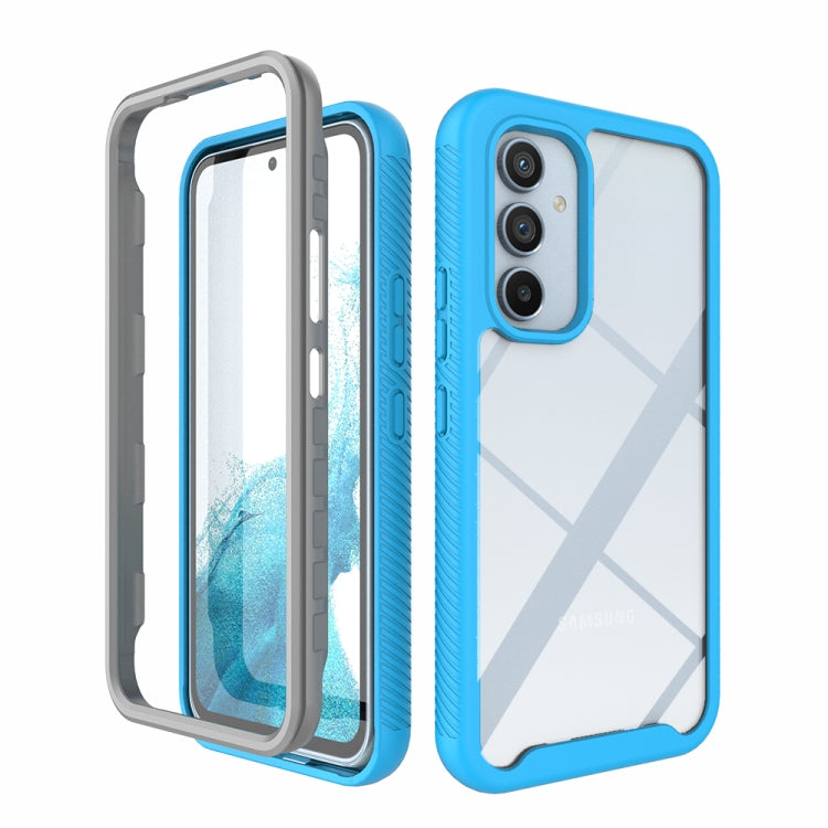 Custodia per telefono in TPU trasparente antiurto in tinta unita con cielo stellato, For Samsung Galaxy A54 5G