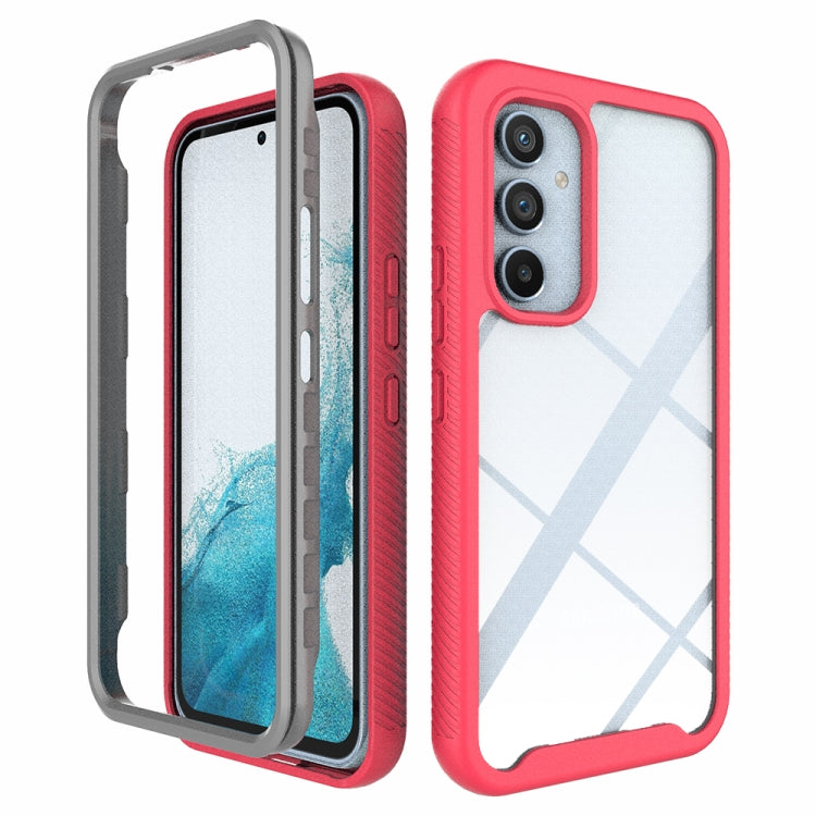 Custodia per telefono in TPU trasparente antiurto in tinta unita con cielo stellato, For Samsung Galaxy A54 5G