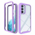 Custodia per telefono in TPU trasparente antiurto in tinta unita con cielo stellato, For Samsung Galaxy A54 5G