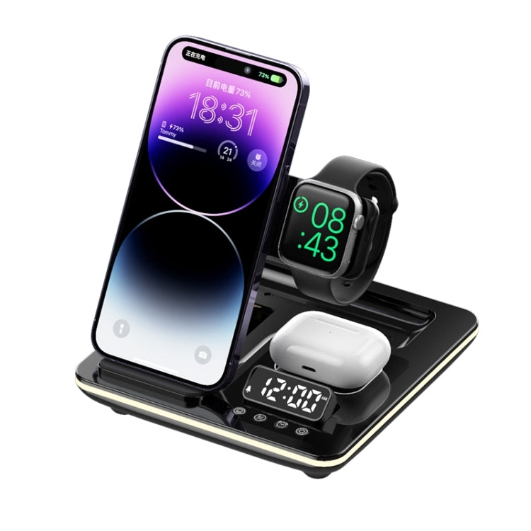 Supporto da tavolo pieghevole con caricabatterie wireless 15W