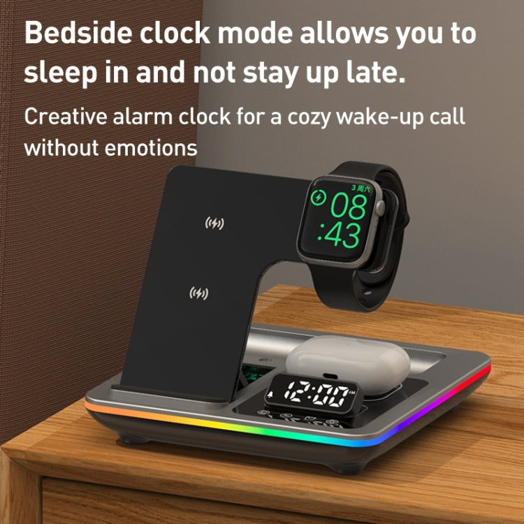 Supporto da tavolo pieghevole con caricabatterie wireless 15W
