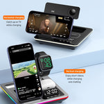 Supporto da tavolo pieghevole con caricabatterie wireless 15W