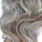 2PCS 50cm 16 Card Parrucca per capelli ricci lunghi Pezzo di estensione dei capelli senza cuciture
