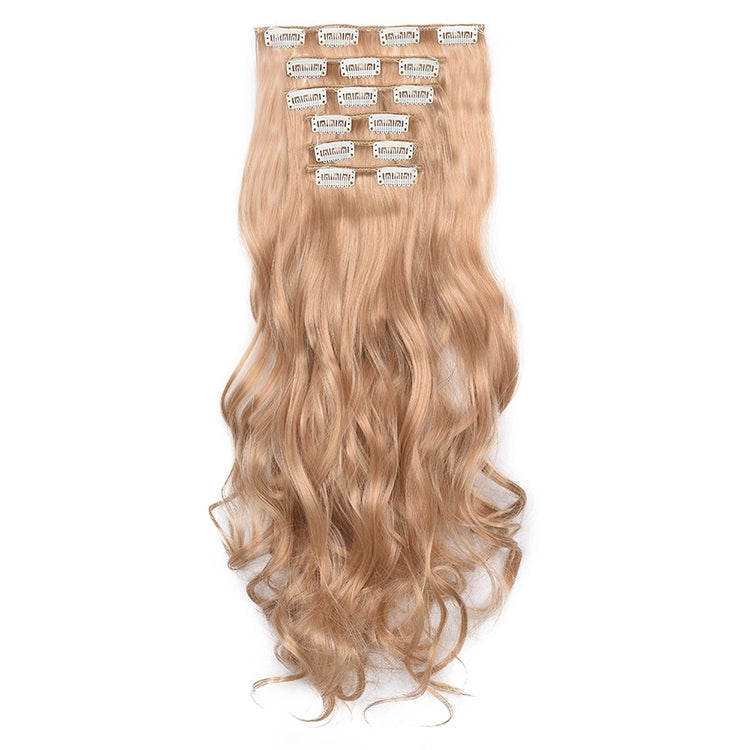 2PCS 50cm 16 Card Parrucca per capelli ricci lunghi Pezzo di estensione dei capelli senza cuciture