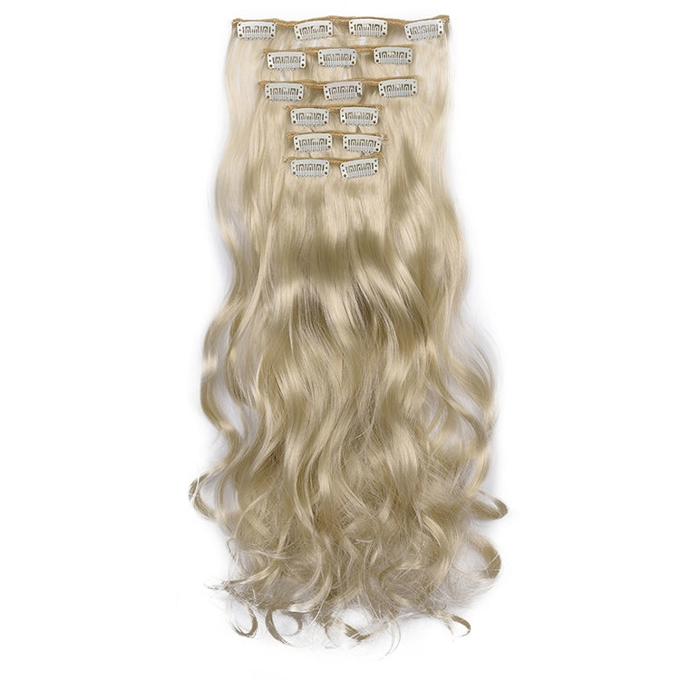 2PCS 50cm 16 Card Parrucca per capelli ricci lunghi Pezzo di estensione dei capelli senza cuciture