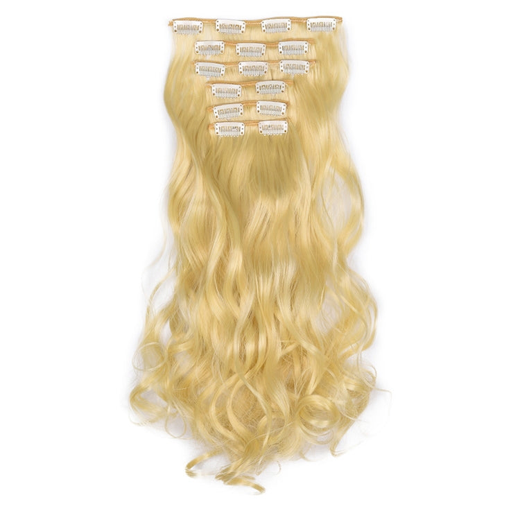 2PCS 50cm 16 Card Parrucca per capelli ricci lunghi Pezzo di estensione dei capelli senza cuciture