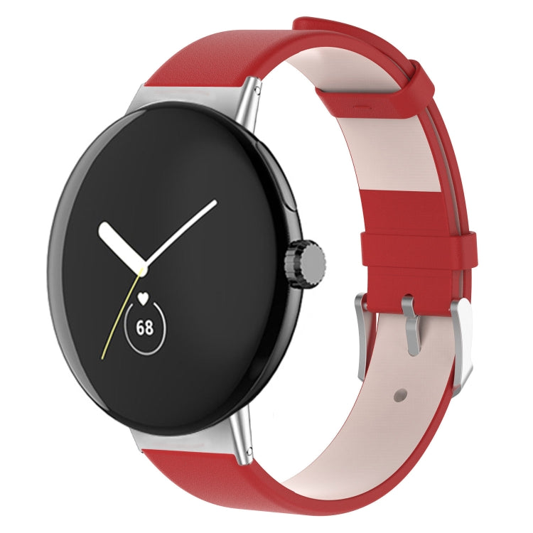 Cinturino in pelle, For Google Pixel Watch 4 / 3 / 2 / 1 41mm