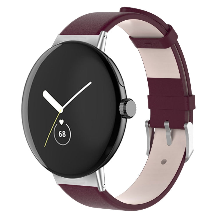 Cinturino in pelle, For Google Pixel Watch 4 / 3 / 2 / 1 41mm