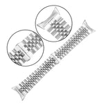Cinturino per orologio in metallo in acciaio inossidabile con sette perline, For Google Pixel Watch 4 / 3 / 2 / 1 41mm