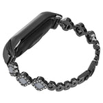Cinturino per orologio in metallo con diamanti e quadrifoglio, For Xiaomi Mi Band 8, For Xiaomi Mi Band 7, For Xiaomi Mi Band 6 / 5