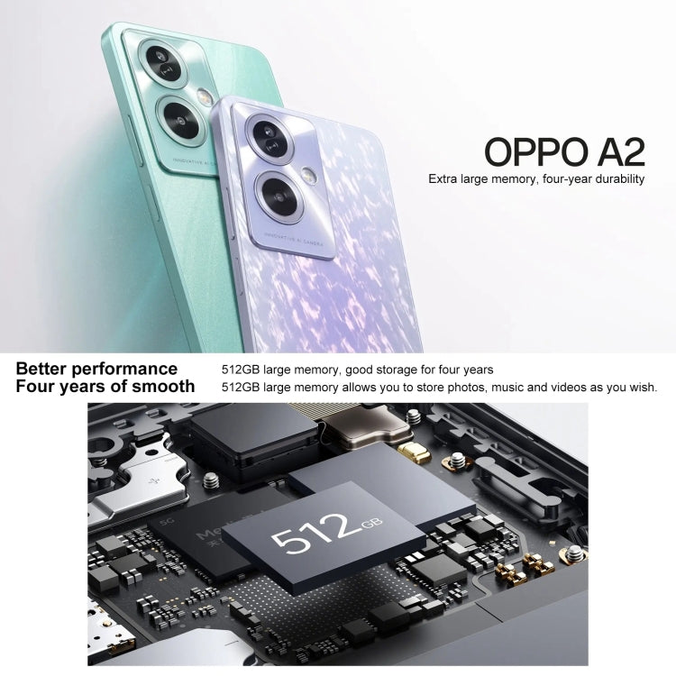 Smartphone OPPO A2 6,72" 12GB RAM 256GB/512GB 5G