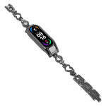 Cinturino per orologio in metallo con diamanti cuore a cuore, For Xiaomi Mi Band 8, For Xiaomi Mi Band 7, For Xiaomi Mi Band 6 / 5