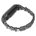 Cinturino per orologio in metallo con diamanti con orsetto carino, For Xiaomi Mi Band 8, For Xiaomi Mi Band 7, For Xiaomi Mi Band 6 / 5