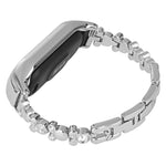 Cinturino per orologio in metallo con diamanti con orsetto carino, For Xiaomi Mi Band 8, For Xiaomi Mi Band 7, For Xiaomi Mi Band 6 / 5
