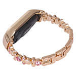 Cinturino per orologio in metallo con diamanti con orsetto carino, For Xiaomi Mi Band 8, For Xiaomi Mi Band 7, For Xiaomi Mi Band 6 / 5