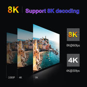 Smart TV Box Android 12.0 H96 Max V58, Cortex-A76 quad-core e Cortex-A55 quad-core, 4GB+32GB, 8GB+64GB