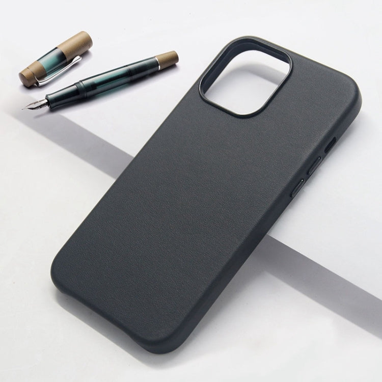 Custodia per telefono con cover posteriore in PU con grana di agnello, For iPhone 15