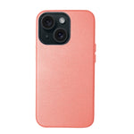 Custodia per telefono con cover posteriore in PU con grana di agnello, For iPhone 15
